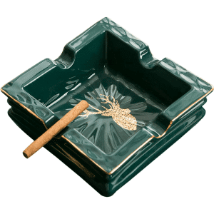 Commerce de gros Cendrier sans fumée Cenicero de luxe en acier inoxydable  cendrier à cigares en métal - Chine Cendrier cendrier à cigares et salle de  bain prix